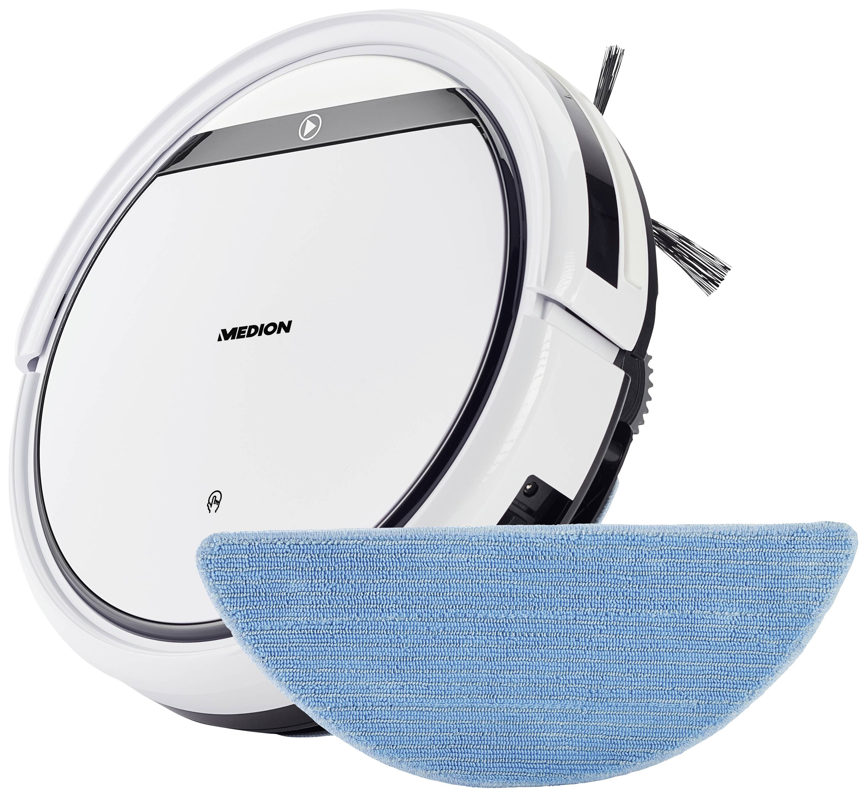 Medion MD 19510 Robotic vac White, Black 1 virtual wall, Programmable start time-8