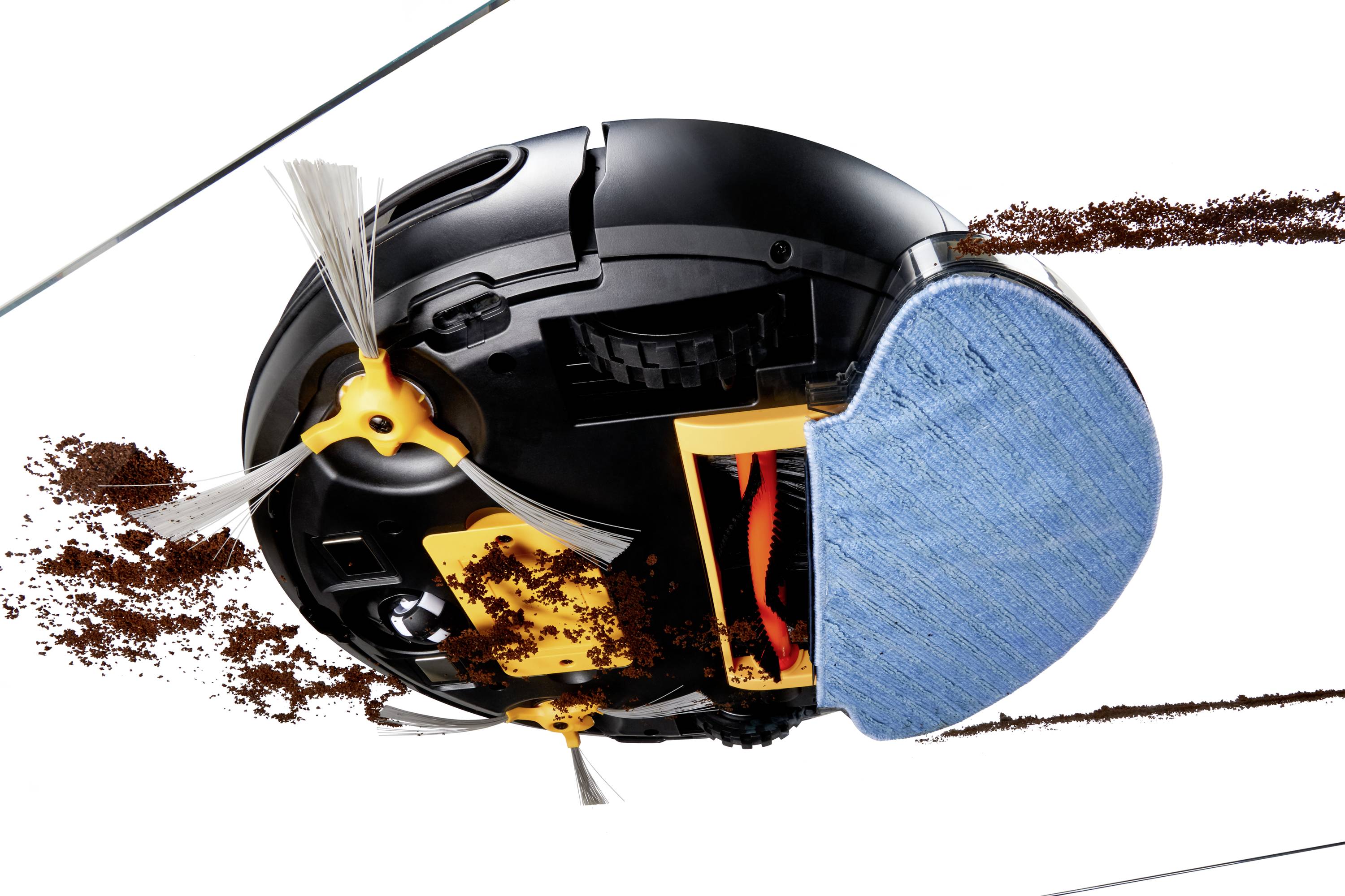 Medion MD 20041 Robotic vac White, Black Voice-controlled, App-controlled-6