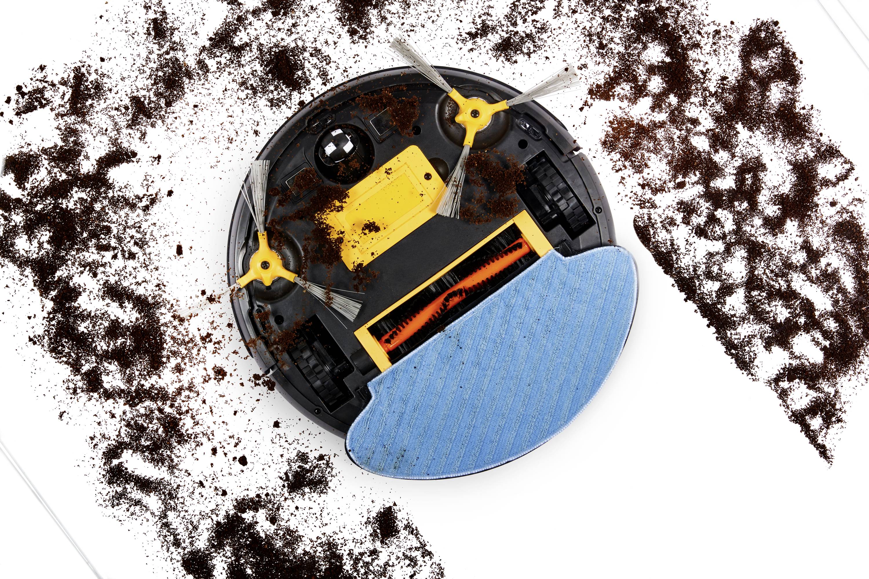 Medion MD 20041 Robotic vac White, Black Voice-controlled, App-controlled-7