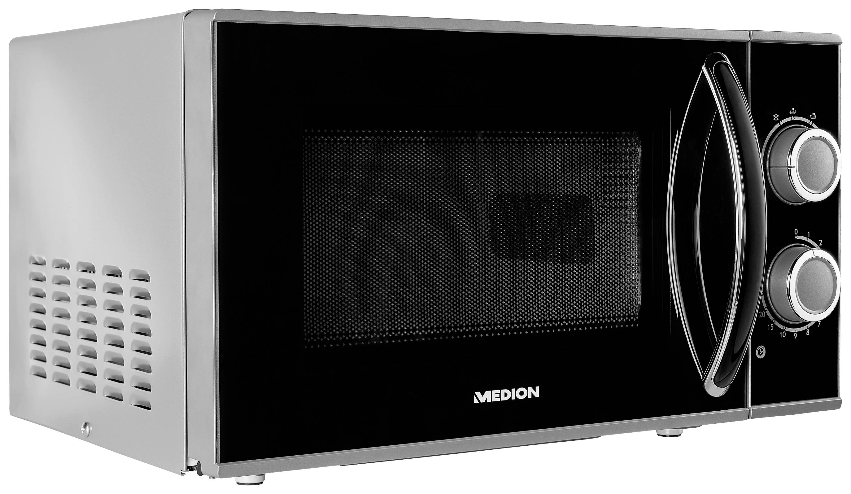 kaart In het algemeen is genoeg Medion MD 15644 Microwave Stainless steel, Black 700 W | Conrad.com