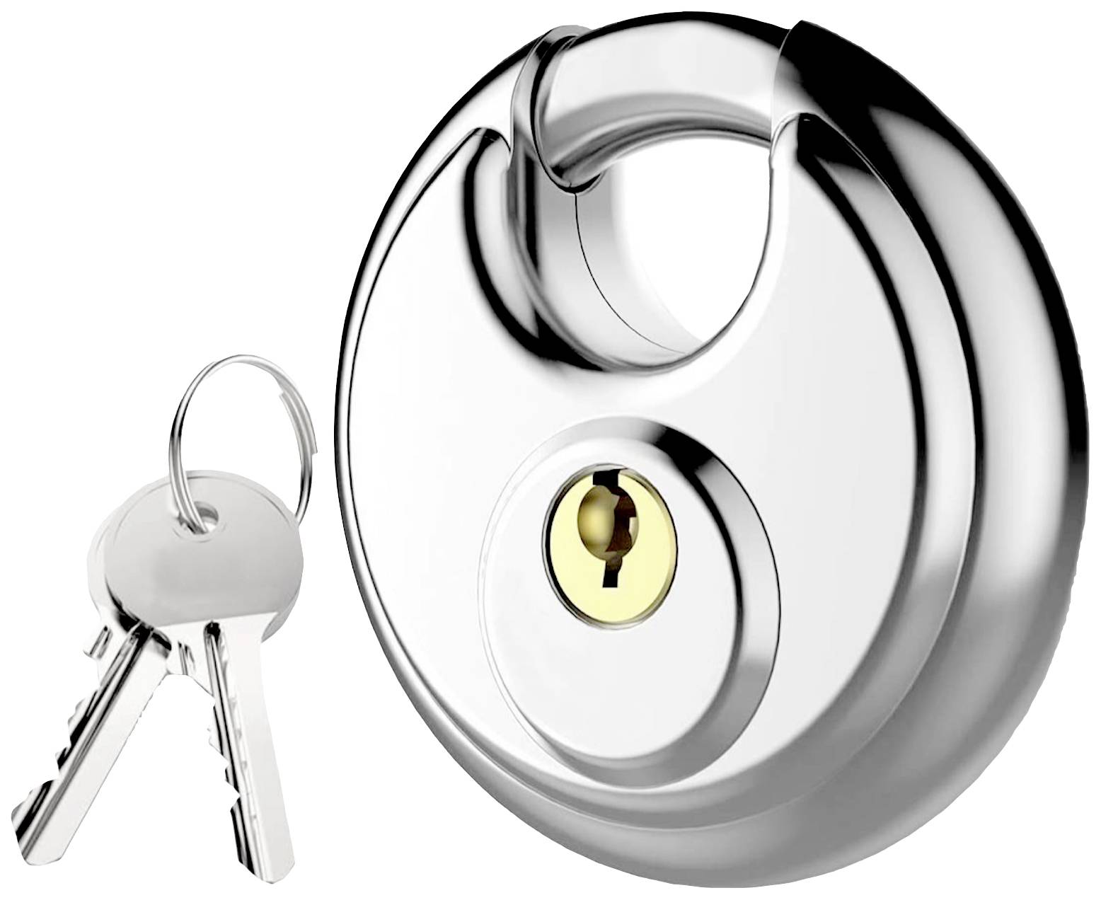 HP Autozubehoer 18091 Padlock 7 cm keyed-alike Silver Key