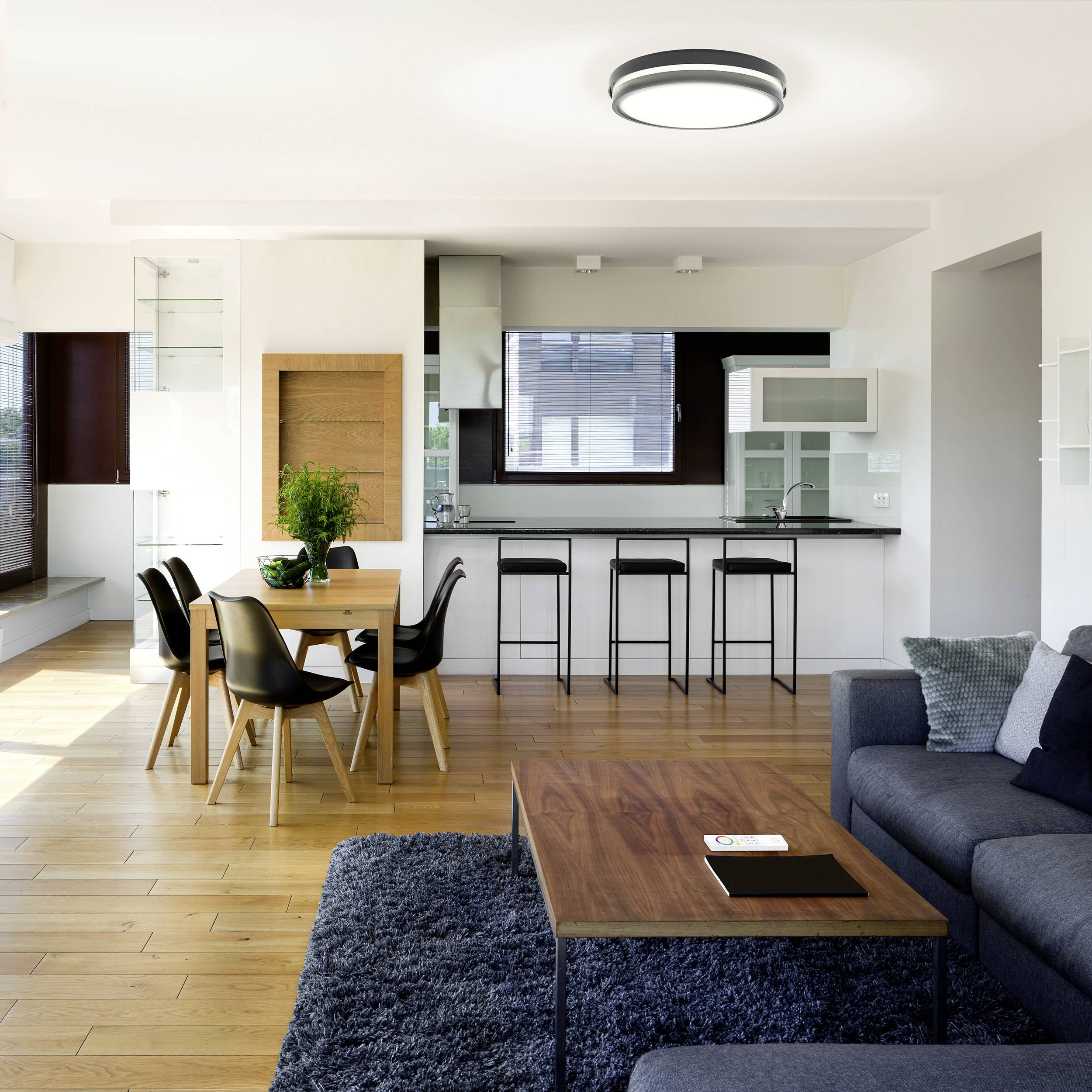 Müller-Licht 404062 tint Kea LED ceiling light 22 W Black-3