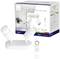 'LED ceiling light with two adjustable spotlights, suitable for living rooms. Includes remote control for colour and brightness adjustment.'