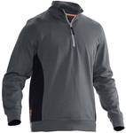 Sweatshirt with 1/2 zip collar