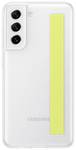 Samsung Slim Strap Cover Compatible with (mobile phone): Galaxy S21 FE 5G, White