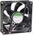 Black fan with five blades, inscription 'GF92251B1-000U-AE9', DC12V, 4.72W. Model by SUNON, manufactured in China.