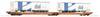 Roco 77392 Lowmac DC Wascosa · Truck trailer of the shipping company Ekol