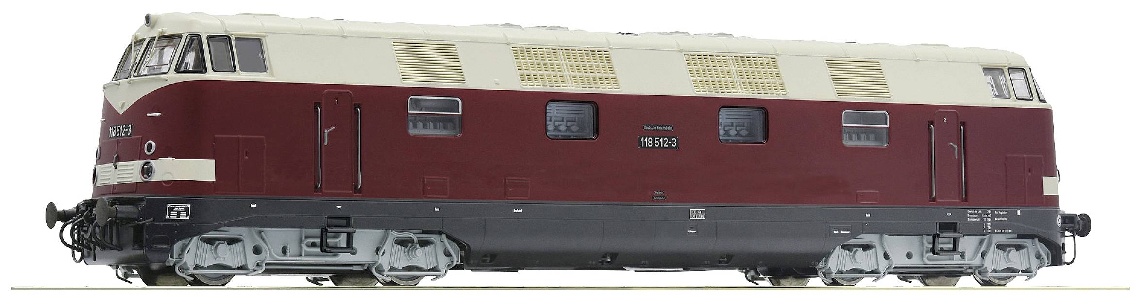 Image of Roco 73896 H0 Diesel locomotive 118 512-3 of DR