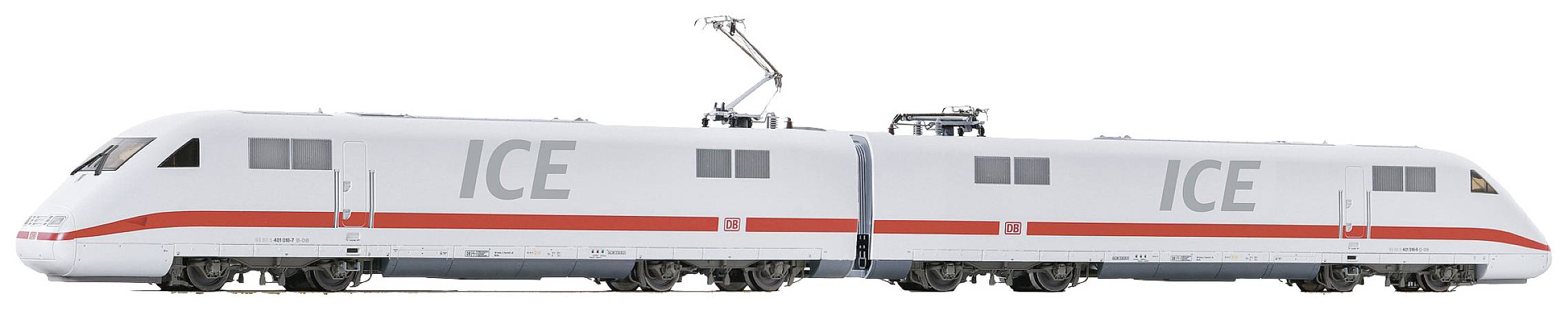 Image of Roco 70402 H0 2er set electric train set 401 018-7 of DB-AG