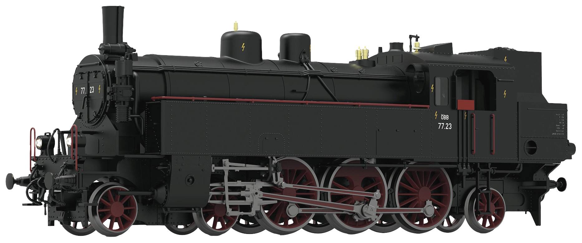 Buy Roco 70075 H0 Steam Locomotive 77.23 Of Austrian Federal Railways ...