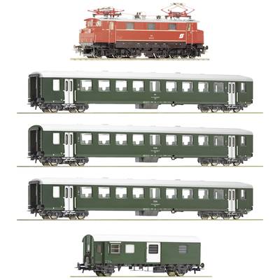 Roco 61494 H0 5er-Set E-Loc 1670.27 with passenger train of Austrian Federal Railways 