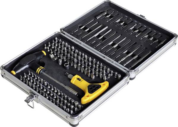 MT01L147 Bit set 147-piece  incl. bit holder, incl. mini ratchet