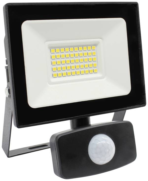 Megatron ISPOT M PIR MT68031 LED outdoor floodlight (+ motion detector) EEC: D (A - G) 18 W Colours (LEDs): Neutral white
