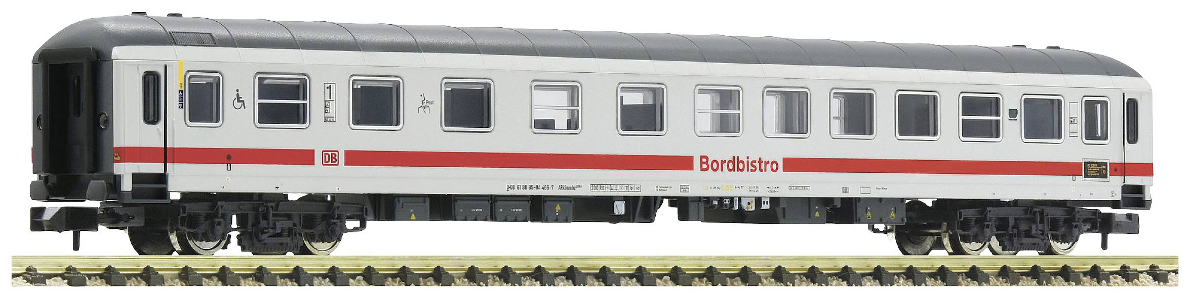 Fleischmann 861604 N IC/EC-BordBistro-Wagon of DB-AG 1st class category ARKimmmbz 288.4 Bord-Bistro-0