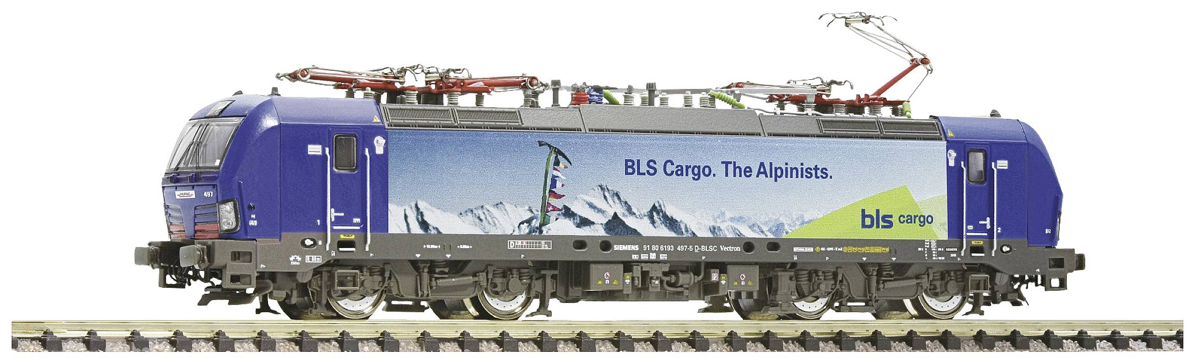 Image of Fleischmann 739355 N E-Loc 193 497-5 of BLS