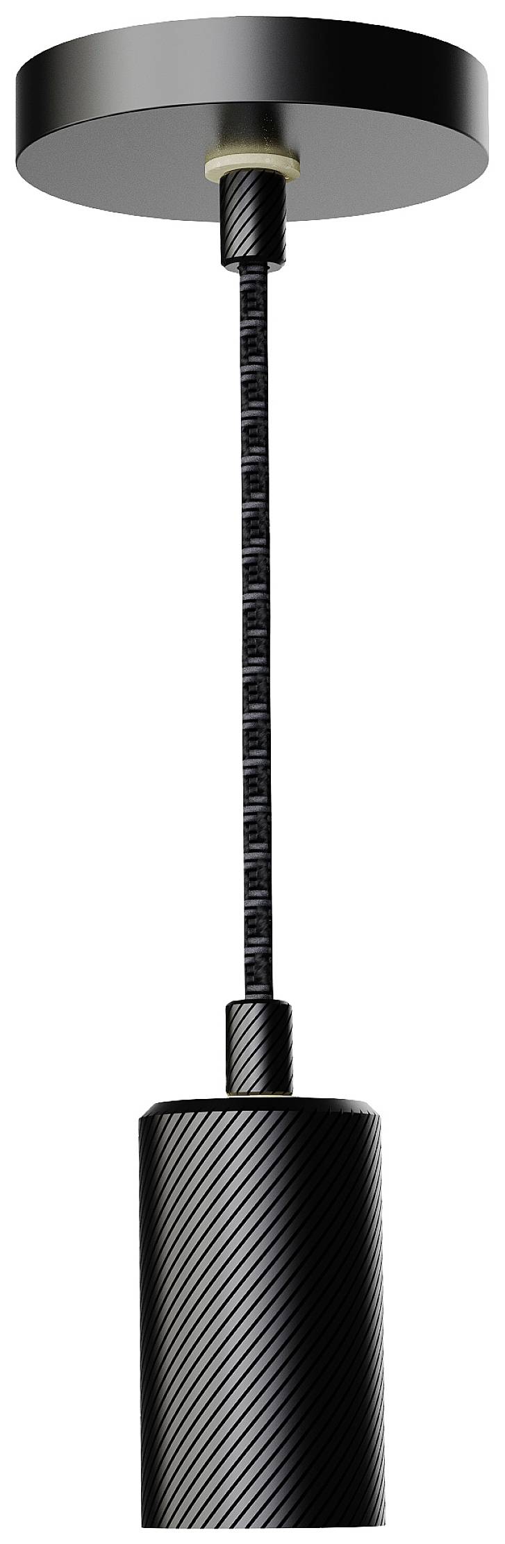 Segula Pendelleuchte ALIX „Wave“ schwarz 2m 70134 LED pendant light LED (monochrome) E-27 Black