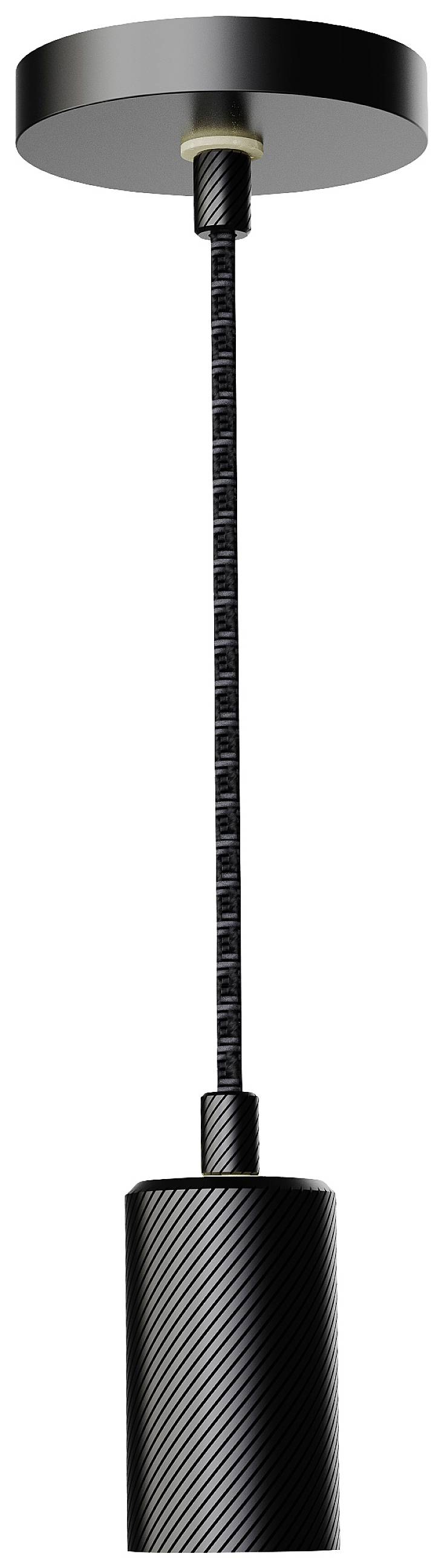 Segula Pendelleuchte ALIX „Wave“ schwarz 4m 70136 LED pendant light LED (monochrome) E-27 Black