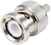 TRU COMPONENTS TC-10101508 BNC connector Plug, straight 50 Ω 1 pc(s)