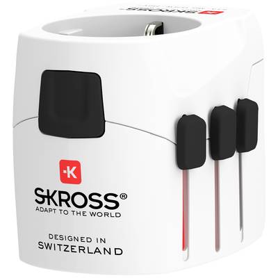 Image of Skross 1302460 Travel adapter Pro Light USB (2xA)