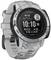 Digital watch with grey camouflage design. Displays time '10:10', date, heart rate '125' and other fitness data on the screen.
