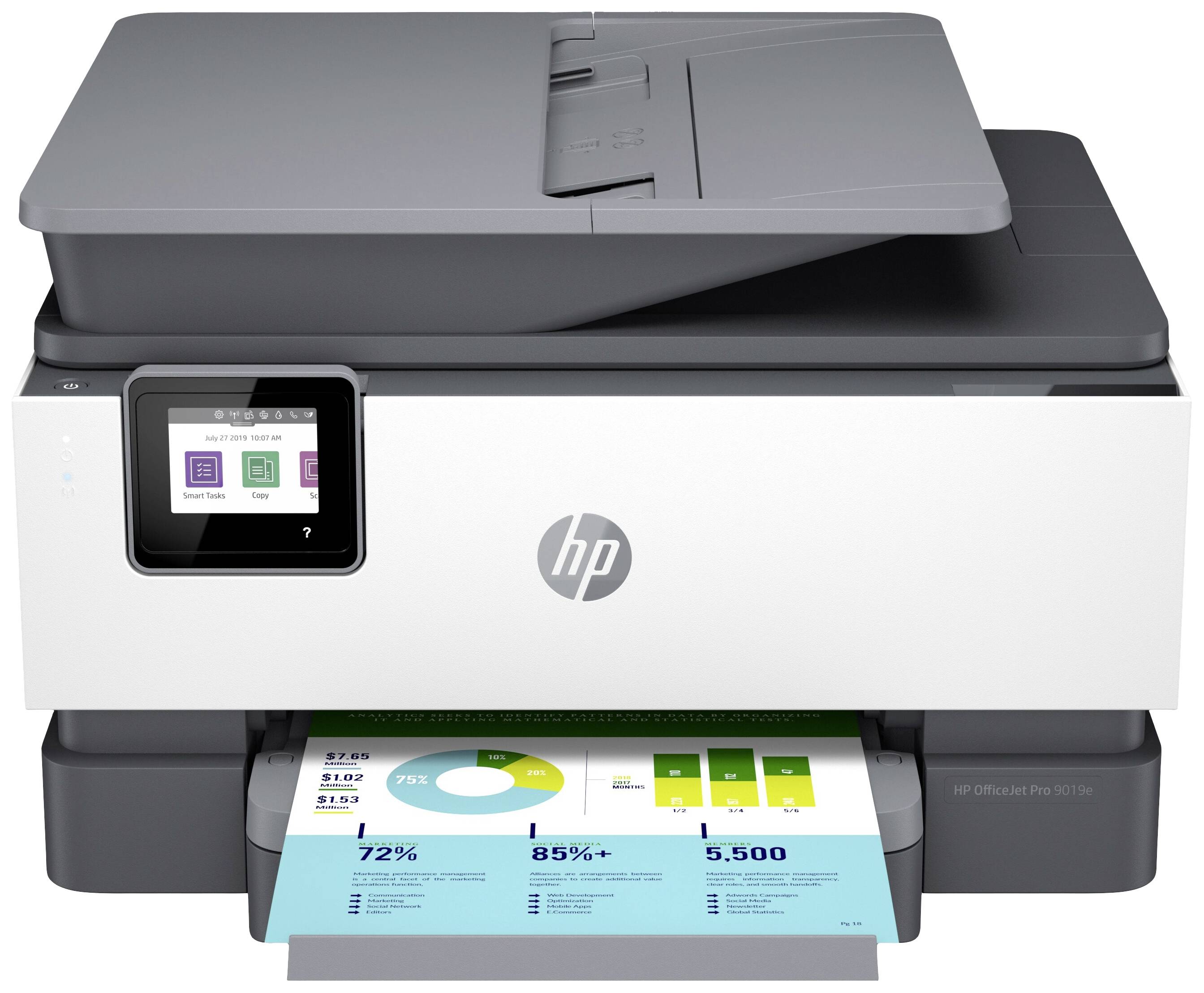 Overfladisk Snor Grav HP Officejet Pro 9019e All-in-One HP+ Multifunction printer A4 Printer,  Copier, Fax, Sca | Conrad.com