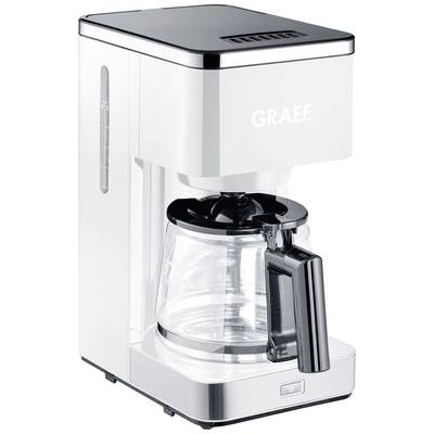 Image of Graef FK 401 Coffee maker White Cup volume=10 Glass jug, Plate warmer