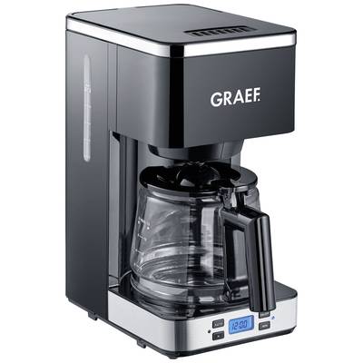 Image of Graef FK 502 Coffee maker Black Cup volume=10 Timer, Glass jug, Plate warmer, Display