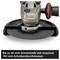 Angle grinder with cutting disc; text specifies cutting depth of up to 40 mm with a maximum disc diameter of 150 mm.
