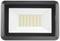 Flat LED floodlight, rectangular, with black frame and yellow LED grid in the centre. Energy-efficient lighting element.