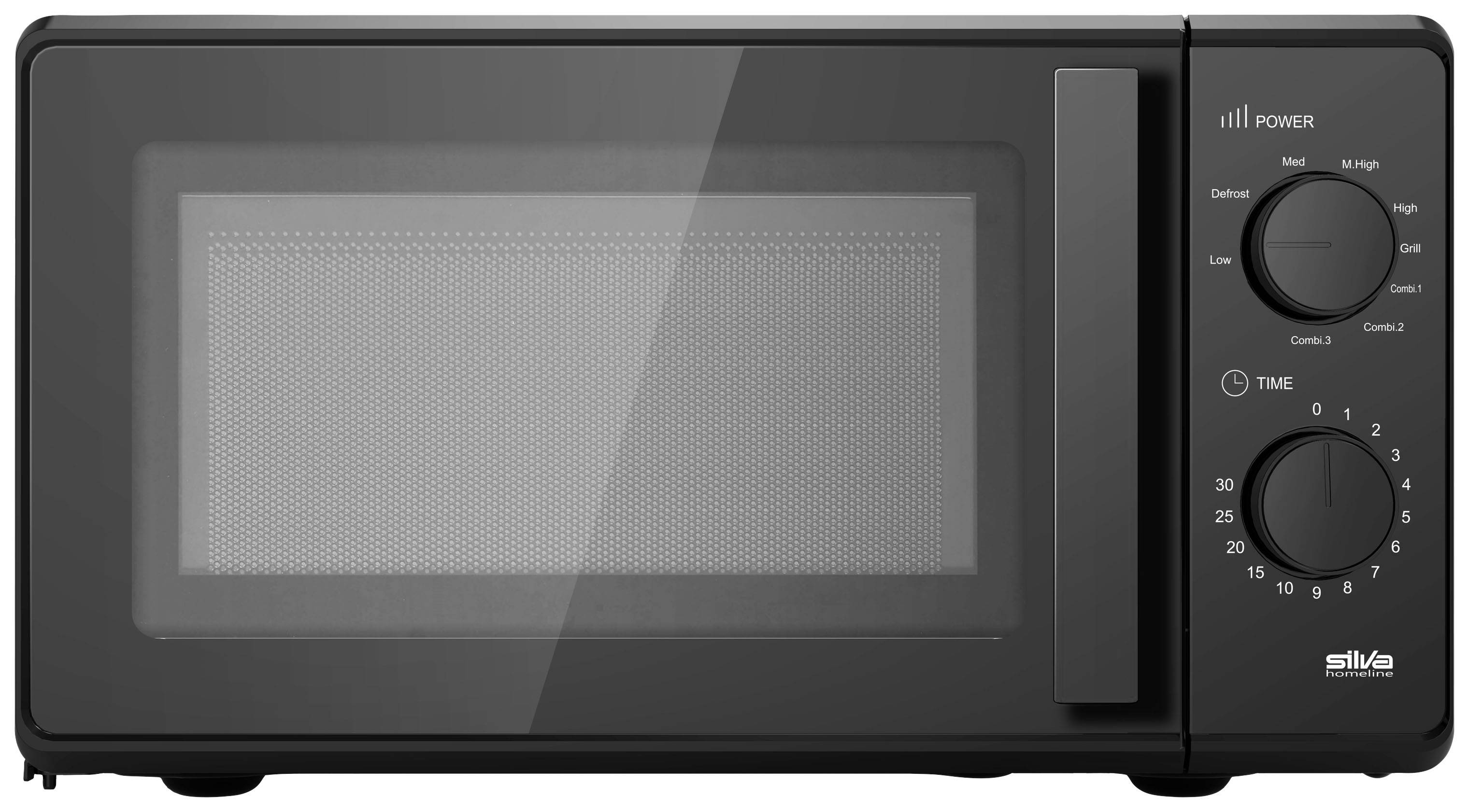 Silva Homeline MW-G 22.5 sw Microwave Black 700 W Grill function, Timer function