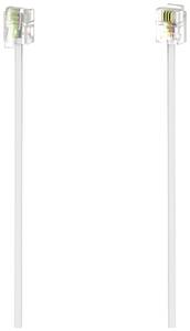 Hama Phone Cable [1x RJ11 6p4c plug - 1x RJ11 6p4c plug] 6 m White