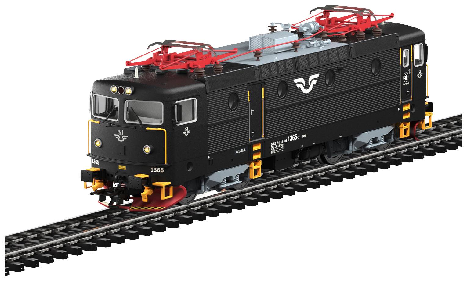 Image of Maerklin 39280 H0 RC 6 electric locomotive of SJ