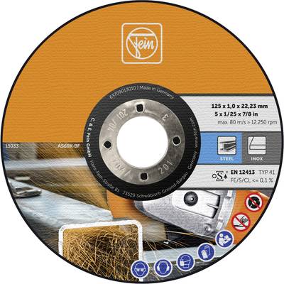 Fein 63709013010 Cutting disc (straight) 125 mm 25 pc(s)
