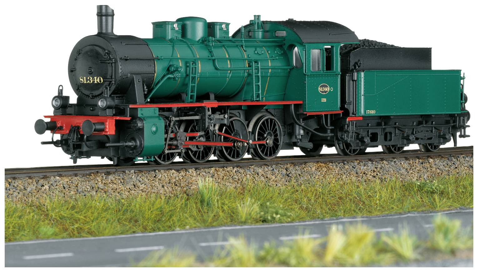 Image of TRIX H0 25539 H0 goods train steam locomotive S. 81 of SNCB