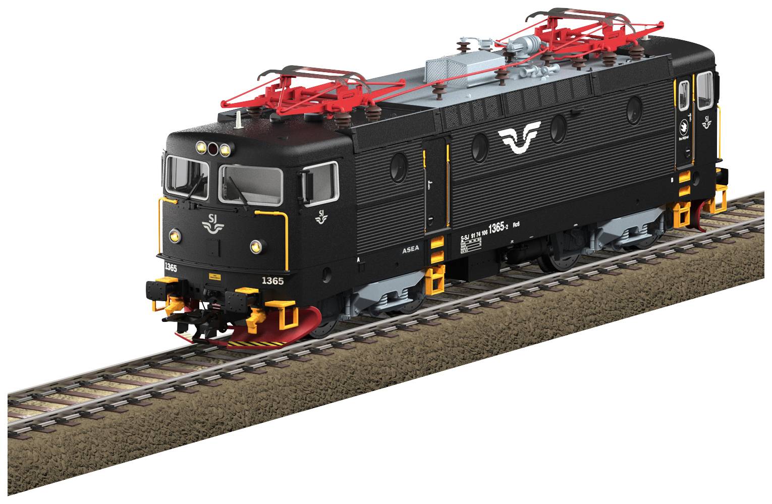 Image of TRIX H0 25280 H0 RC6 electric locomotive of SJ