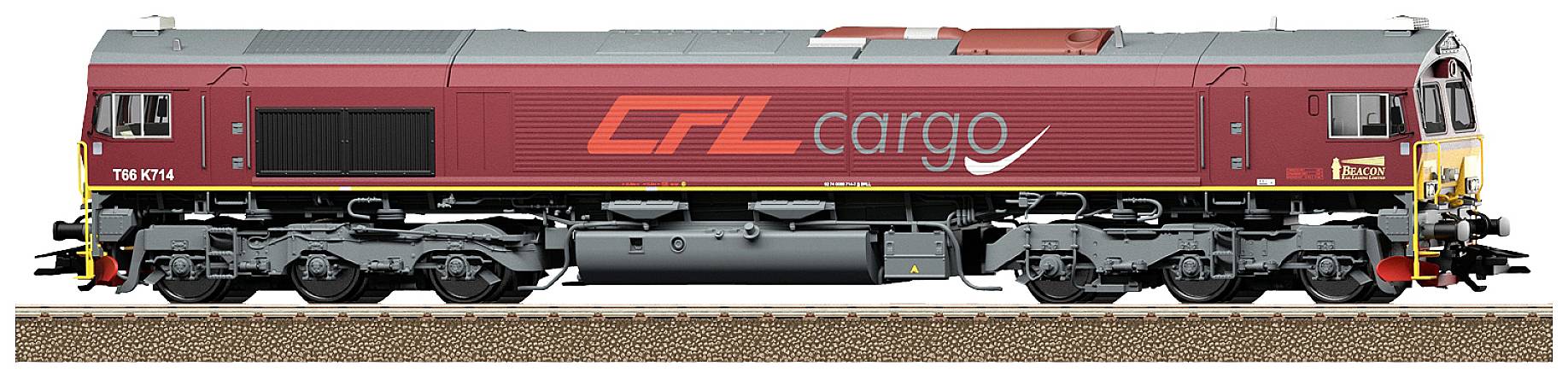 TRIX H0 22698 H0 class 66 diesel locomotive of CFL Cargo-1
