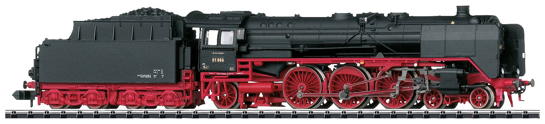 Image of MiniTrix 16016 N Express train steam locomotive BR 01 of the Bavarian Railway Museum Noerdlingen (BEM)