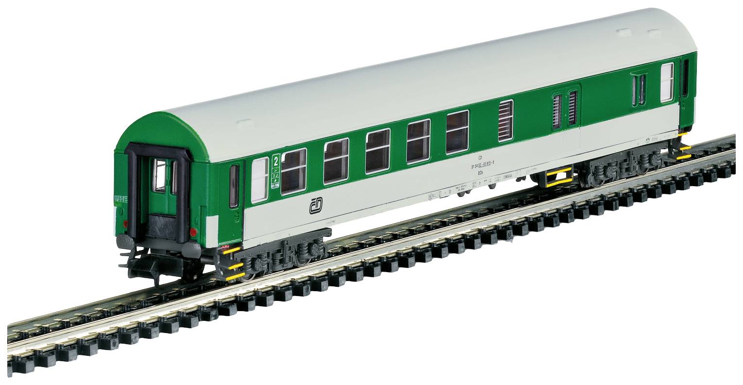 MiniTrix 15695 N 2er set passenger car of CD 2nd class type Y-B/70, 1st class-1