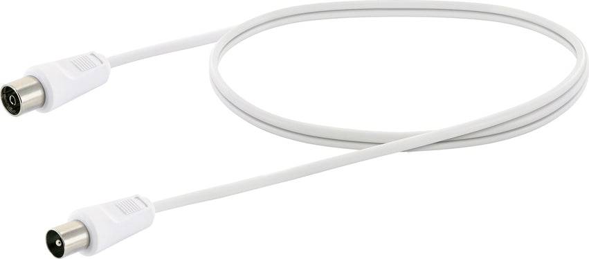 Image of Schwaiger Antennas, SAT Cable [1x IEC plug - 1x IEC socket] 1.5 m White