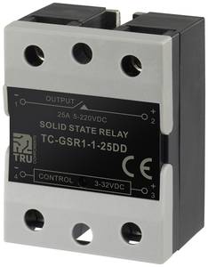 TRU COMPONENTS SSR TC-GSR-1-25DD 25 A Switching voltage (max.): 220 V DC DC circuit 1 pc(s)