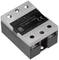 Grey and black solid-state relay with marking: 40A, 3-32VDC, CE certification.