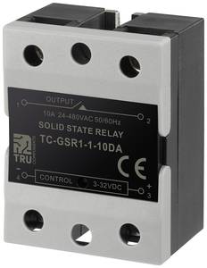 TRU COMPONENTS SSR TC-GSR-1-10DA 10 A Switching voltage (max.): 480 V AC DC circuit 1 pc(s)