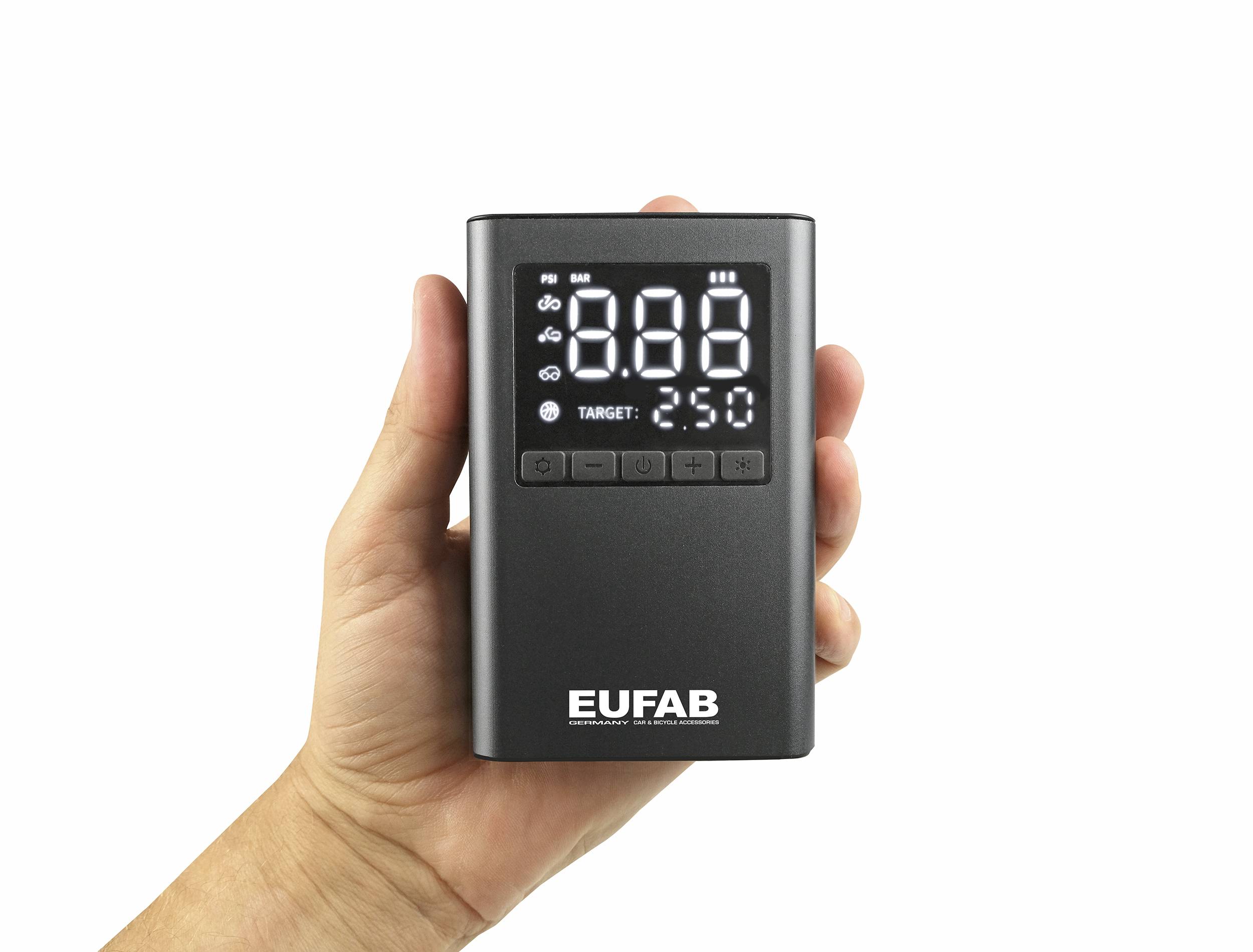 Eufab 21083 Compressor 8 bar incl. inspection light, Storage box/bag, Digital display-9