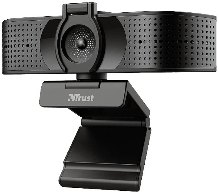 Trust Teza 4k webcam 3840 x 2160 Pixel Stand, Clip mount