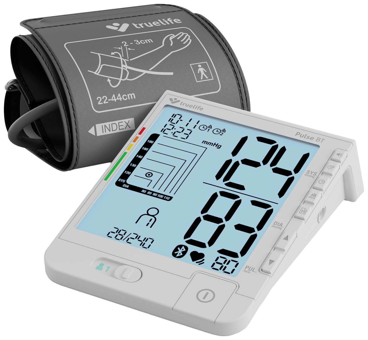 truelife Pulse BT Upper arm Blood pressure monitor TLPBT