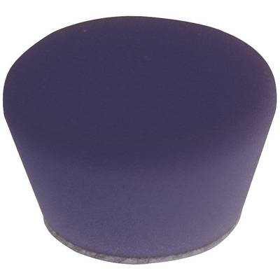 A blue foam cylinder that could be used as a sponge or applicator.