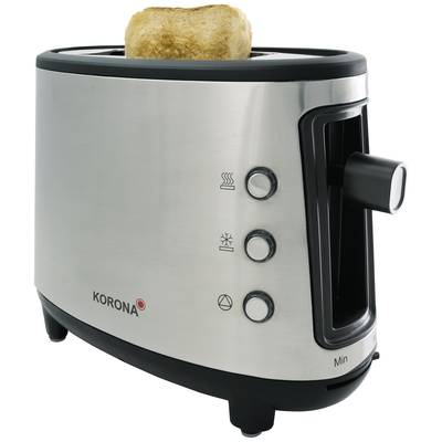 Image of Korona 21304 Toaster with home baking attachment Stainless steel, Black