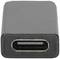 USB-C port adapter in close-up, rectangular shape with rounded corners.