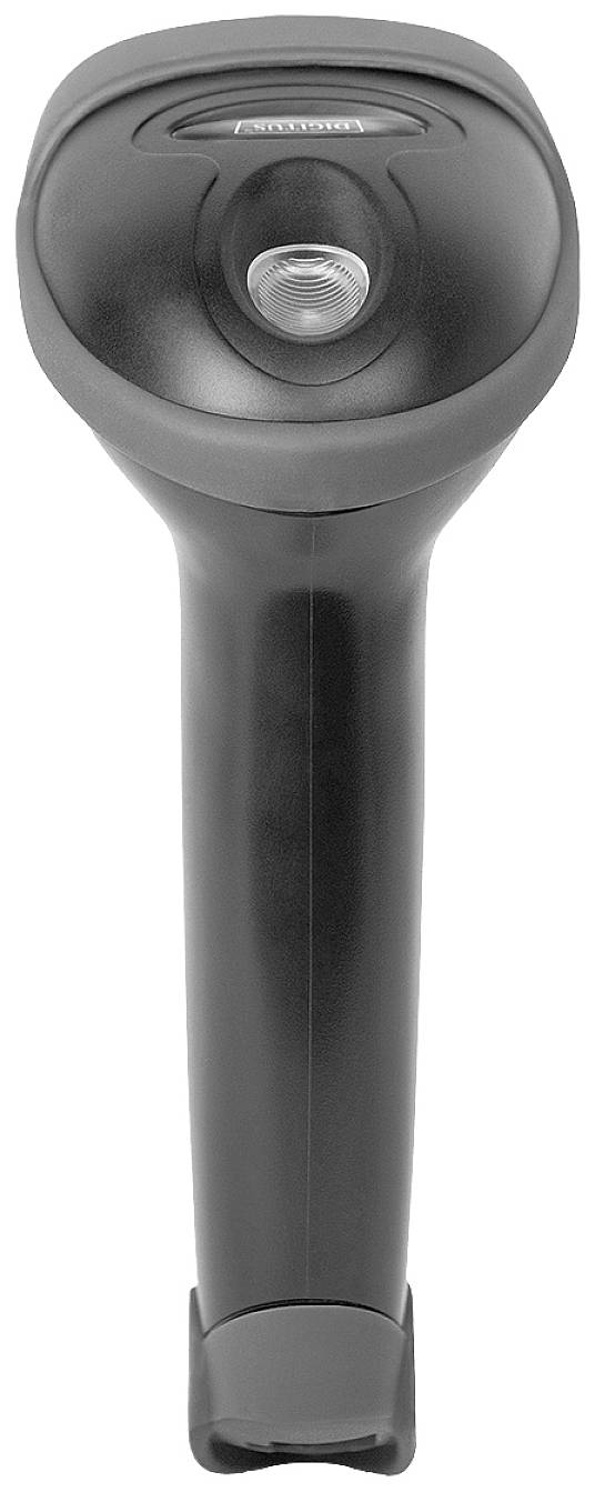 Digitus Barcode-Scanner 2D barcode scanner Corded 1D, 2D LED Black Handheld incl. base USB type A, USB C® (USB 2.0)