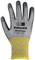 Honeywell work glove, WorkEasy model, grey with yellow cuff, suitable for medium-duty applications.